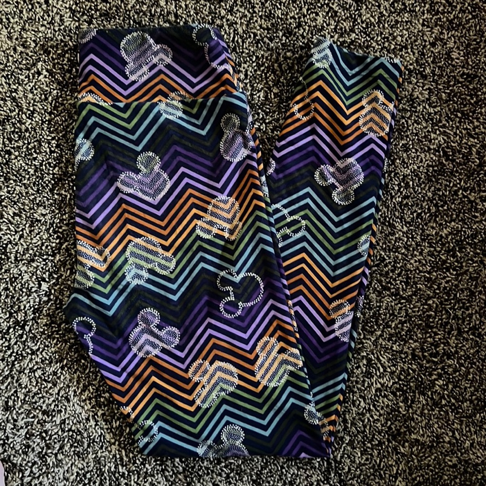LuLaRoe Disney Mickey Mouse Leggings OS